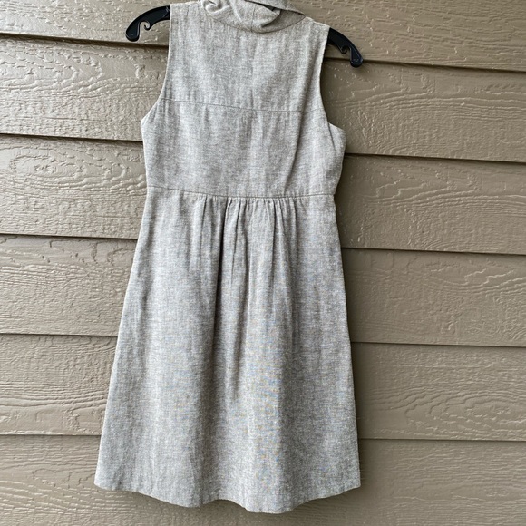 Kensie Linen Cotton Collar Cowl Neck Sleeveless Dress XS - Picture 3 of 15